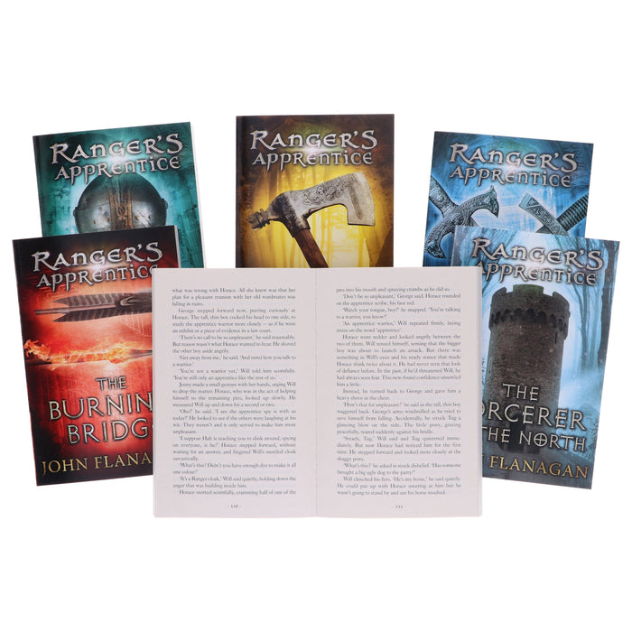 Rangers Apprentice Series (Book 1-6) By John Flanagan 6 Books Collection Set - Ages 9-11 - Paperback Young Adult Penguin Random House