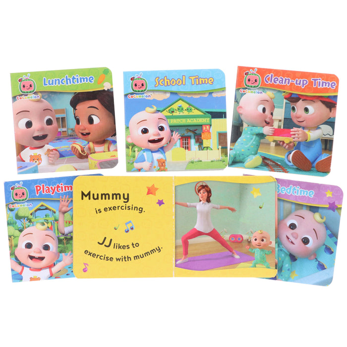 CoComelon Pocket Library: Illustrated 6 Mini books Collection Box Set - Ages 1-4 - Board Book 0-5 HarperCollins Publishers