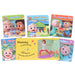 CoComelon Pocket Library: Illustrated 6 Mini books Collection Box Set - Ages 1-4 - Board Book 0-5 HarperCollins Publishers