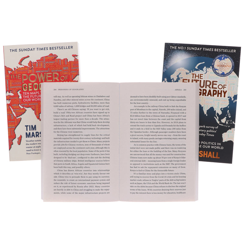 Tim Marshall on Geopolitics: Prisoners, Power & Future of Geography 3 Books Collection Set - Non Fiction - Paperback Non-Fiction Elliott & Thompson Limited