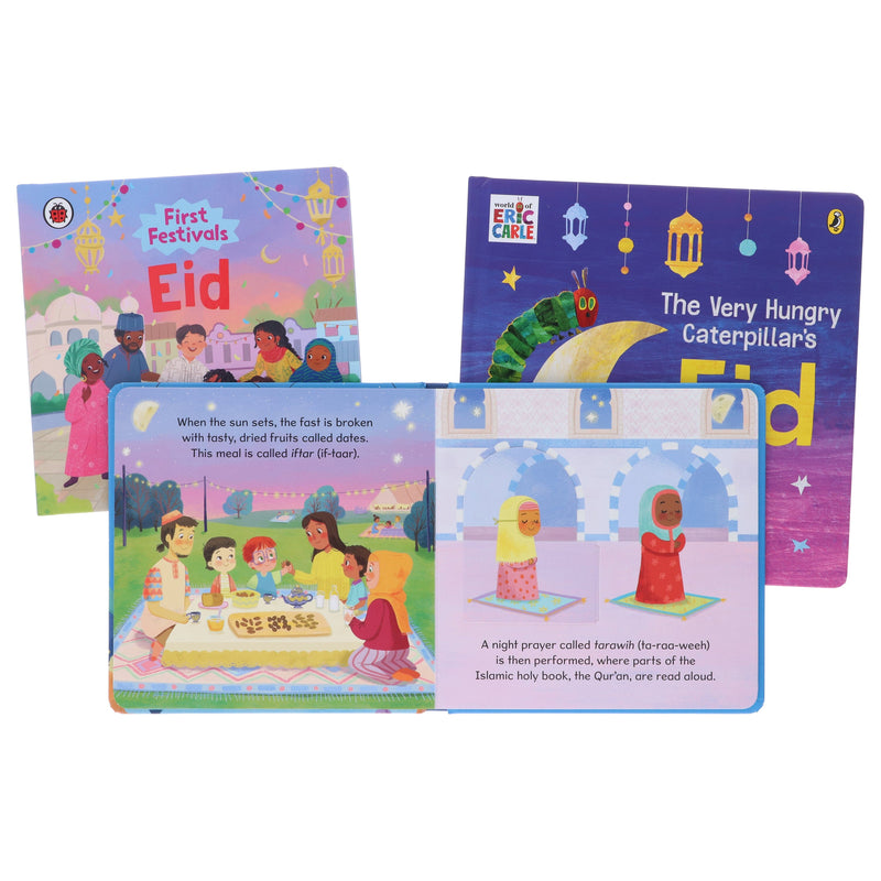 The First Festivals Series 3 Books Collection Set (A Lift-the-flap Book) - Ages 2-5 - Board Book 0-5 Ladybird