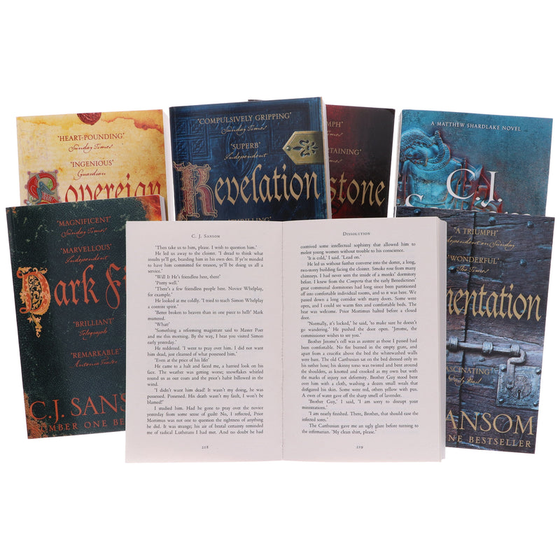 Shardlake Series By C J Sansom 7 Books Collection Set - Fiction - Paperback Fiction Pan Macmillan