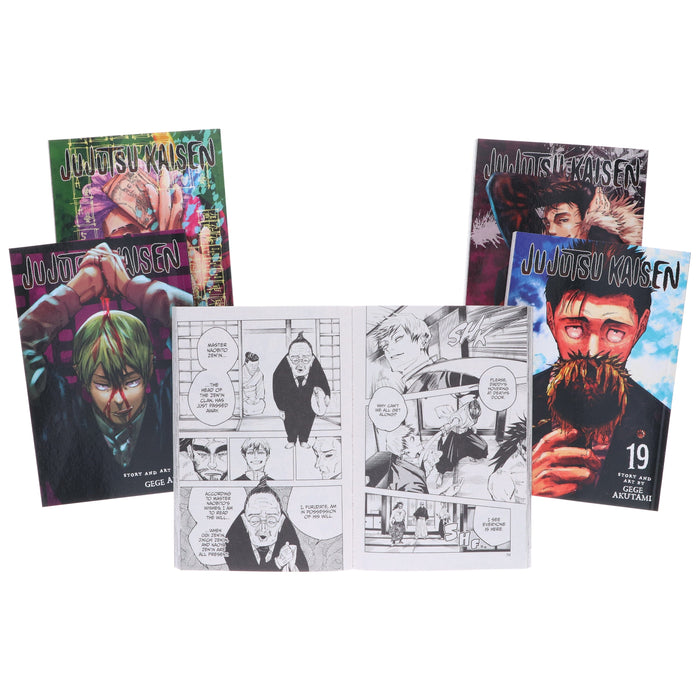 Jujutsu Kaisen Series (Book 16-20) By Gege Akutami 5 Books Collection Manga Set - Ages 16+ - Paperback Graphic Novels Viz Media, Subs. of Shogakukan Inc