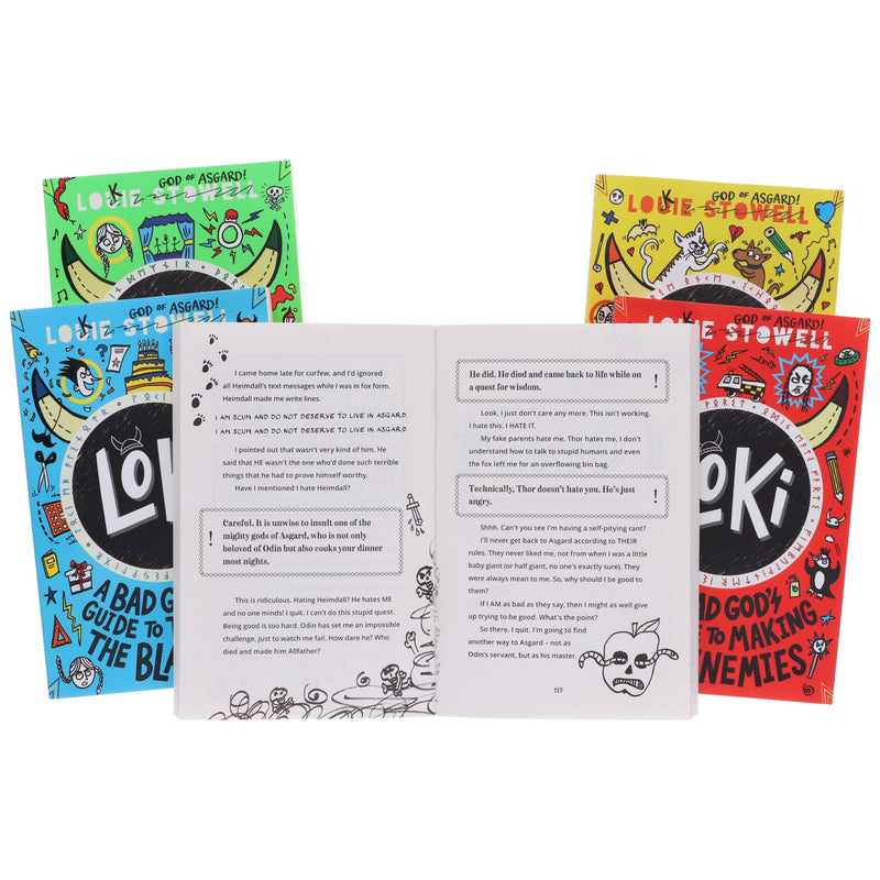 Loki: A Bad God’s Guide Series by Louie Stowell 5 Books Collection Set - Ages 9-12 - Paperback 9-14 Walker Books Ltd