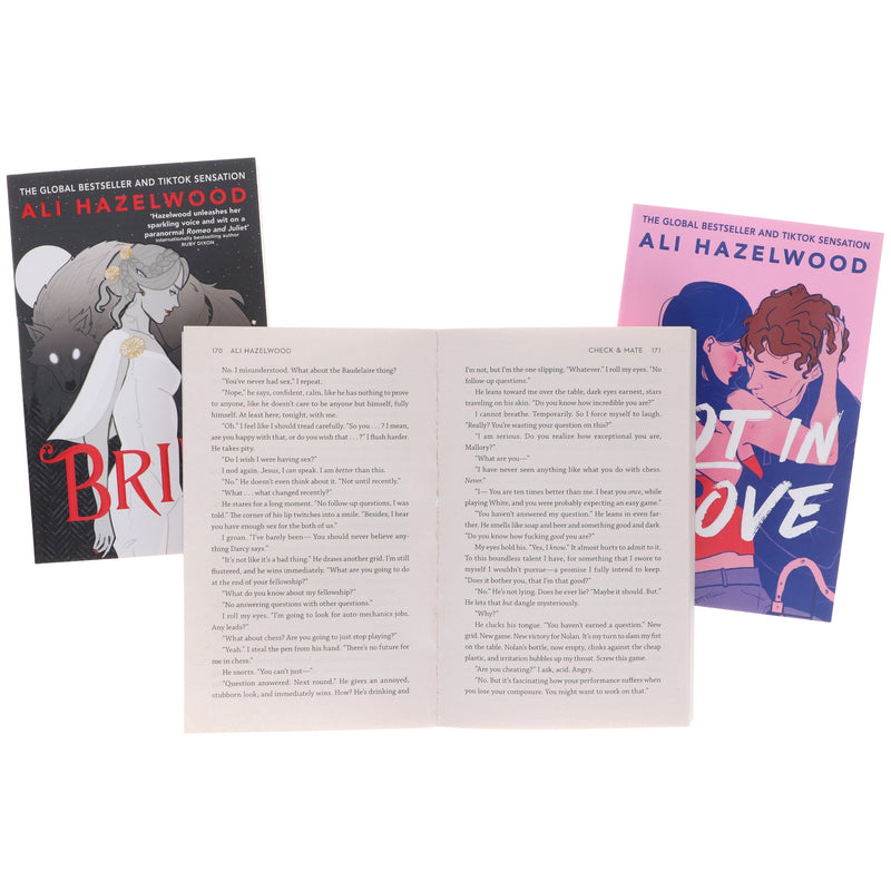 Ali Hazelwood's Check & Mate, Bride & Not in Love 3 Books Collection Set - Fiction - Paperback Fiction Hachette