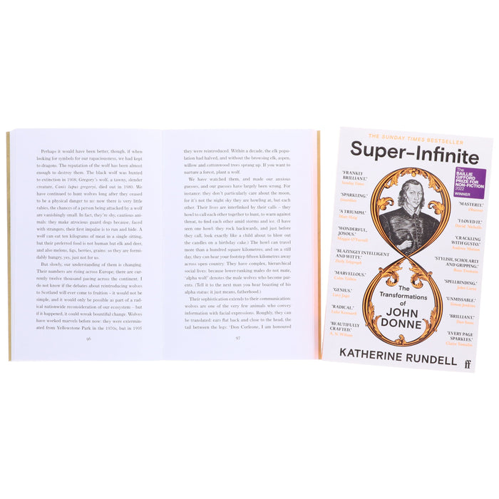 Katherine Rundell Collection (The Golden Mole & Super-Infinite) 2 Books Set - Non Fiction - Paperback Non-Fiction Faber & Faber