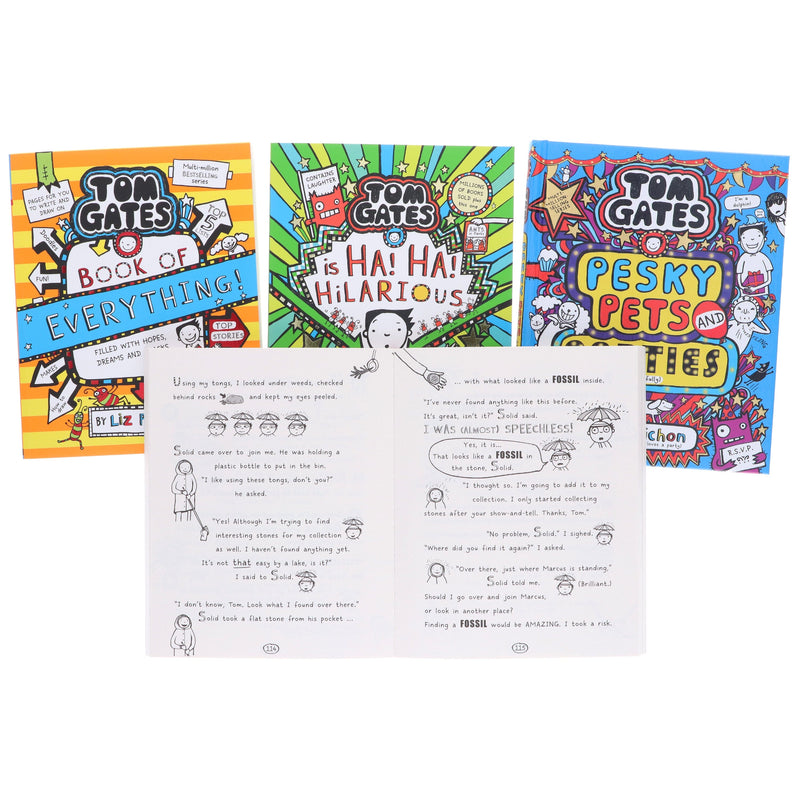 Tom Gates Series (Book 21-24) by Liz Pichon 4 Books Collection Set - Ages 7-12 - Paperback/Hardback 7-9 Scholastic