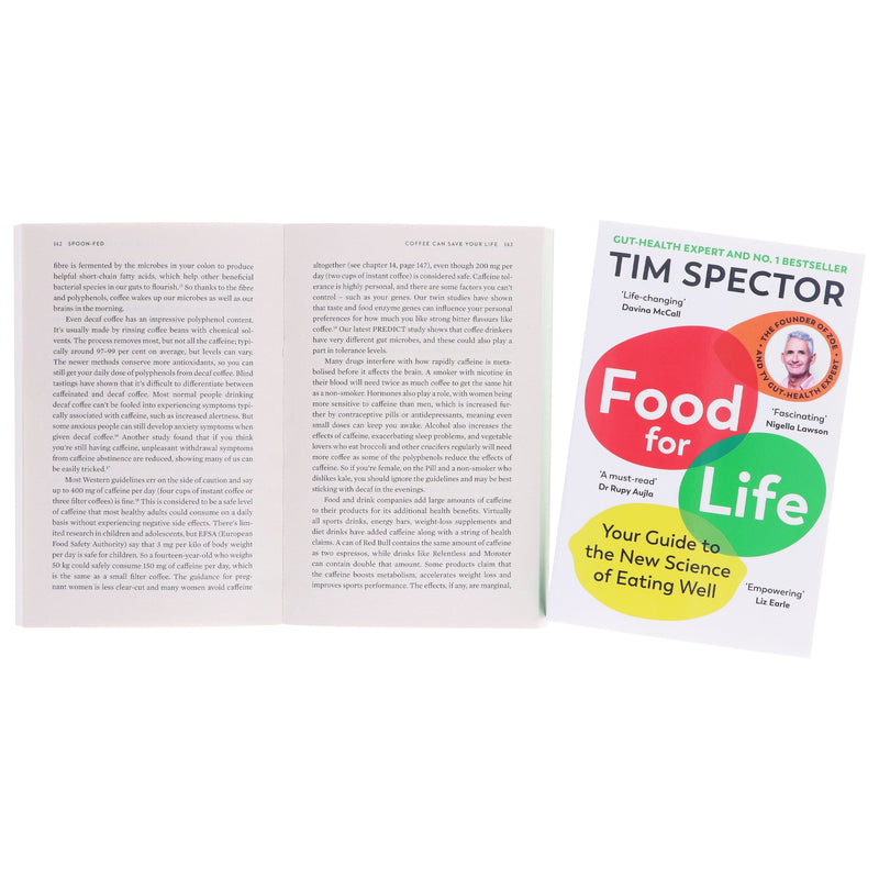 Spoon Fed & Food for Life by Tim Spector: 2 Books Collection Set - Non Fiction - Paperback Non-Fiction Penguin