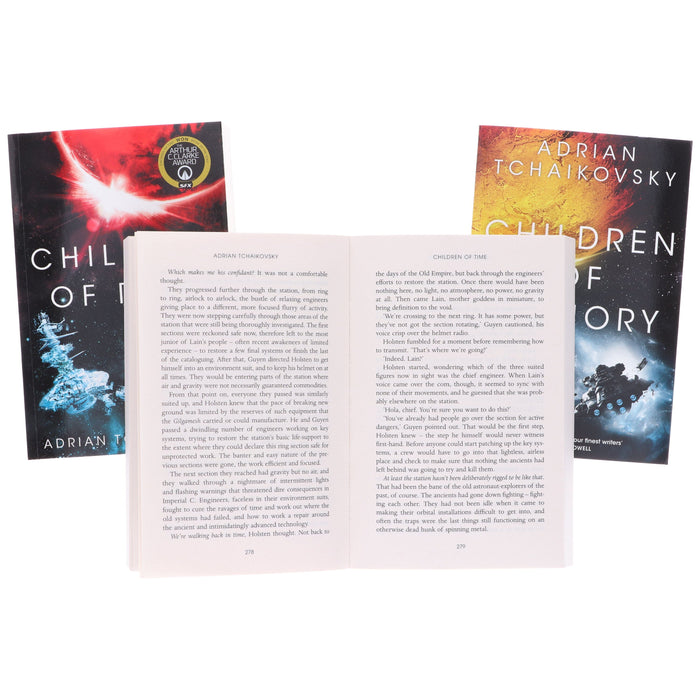 Children of Time Series By Adrian Tchaikovsky 3 Books Collection Set - Fiction - Paperback Fiction Pan Macmillan