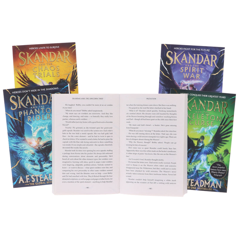 Skandar Series By A.F. Steadman 5 Books Collection Set - Ages 9-12 - Paperback 9-14 Simon & Schuster