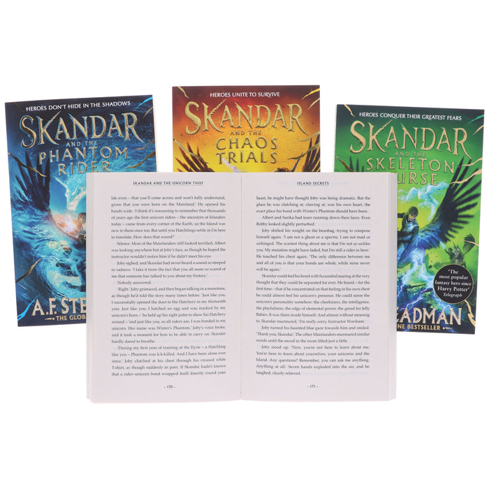 Skandar Series By A.F. Steadman 4 Books Collection Set - Ages 9-12 - Paperback 9-14 Simon & Schuster