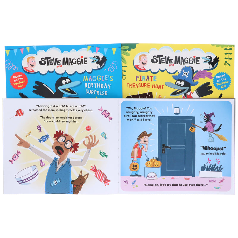 Steve and Maggie Collection Illustrated 3 Picture Books Set - Ages 3-7 - Paperback 3-5 Walker Books