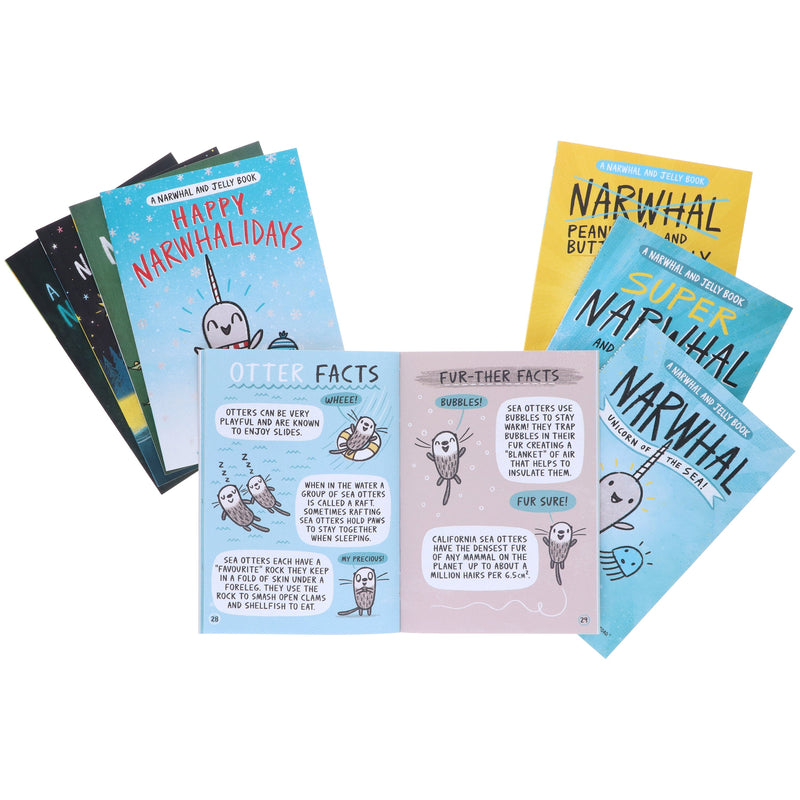 Narwhal and Jelly Series By Ben Clanton 8 Books Collection Set - Ages 4-8 - Paperback 5-7 HarperCollins Publishers