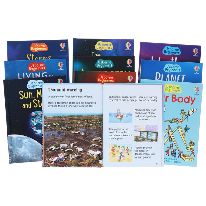 Usborne Beginners Science 10 Books Collection Set - Ages 4-10 - Hardback 5-7 Usborne Publishing Ltd