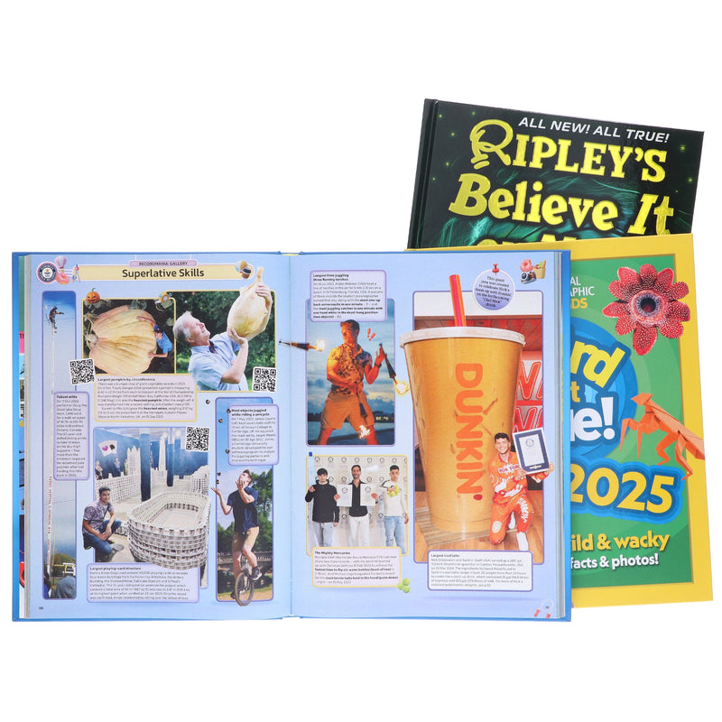 Mind Blowing Facts & Records 2025 Collection 3 Books Set – Non Fiction - Hardback Non-Fiction Various