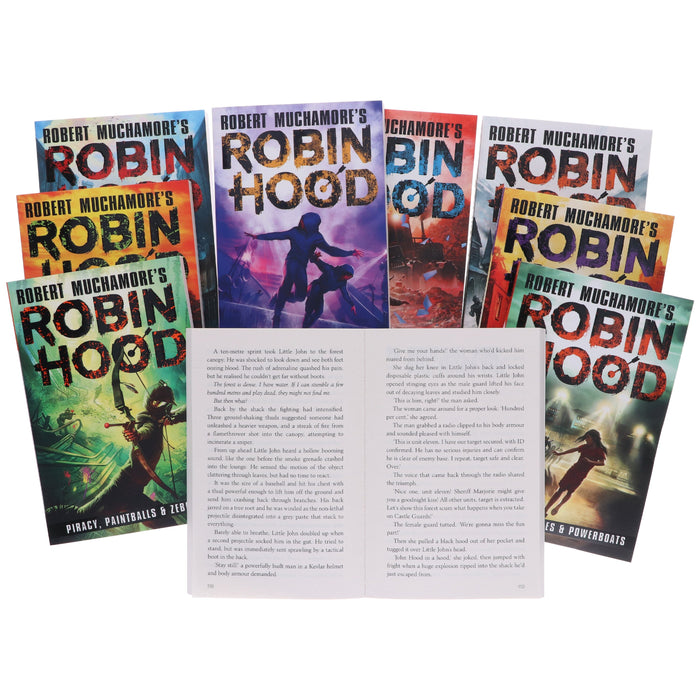 Robin Hood Series by Robert Muchamore 9 Books Collection Set - Ages 10-17 - Paperback 9-14 Bonnier Books Ltd