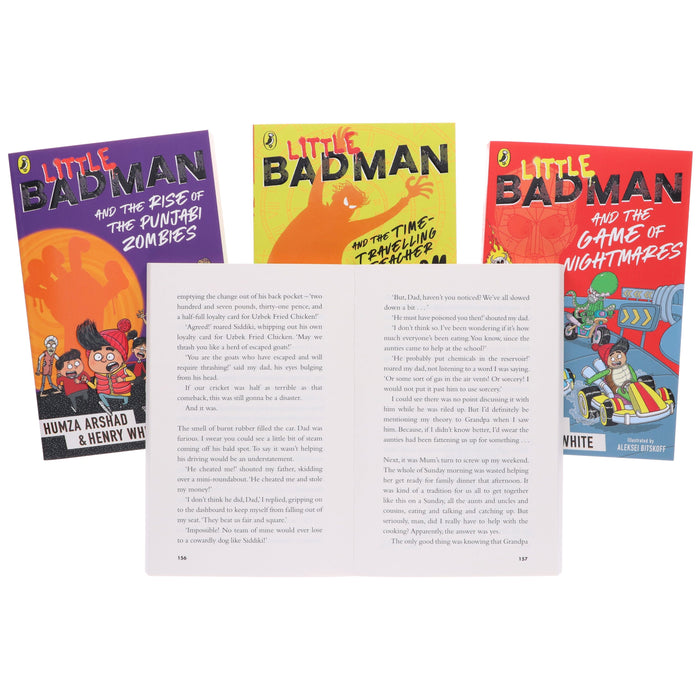 Little Badman Collection By Humza Arshad & Henry White Illustrated 4 Books Set - Ages 7-12 - Paperback 9-14 Penguin Random House