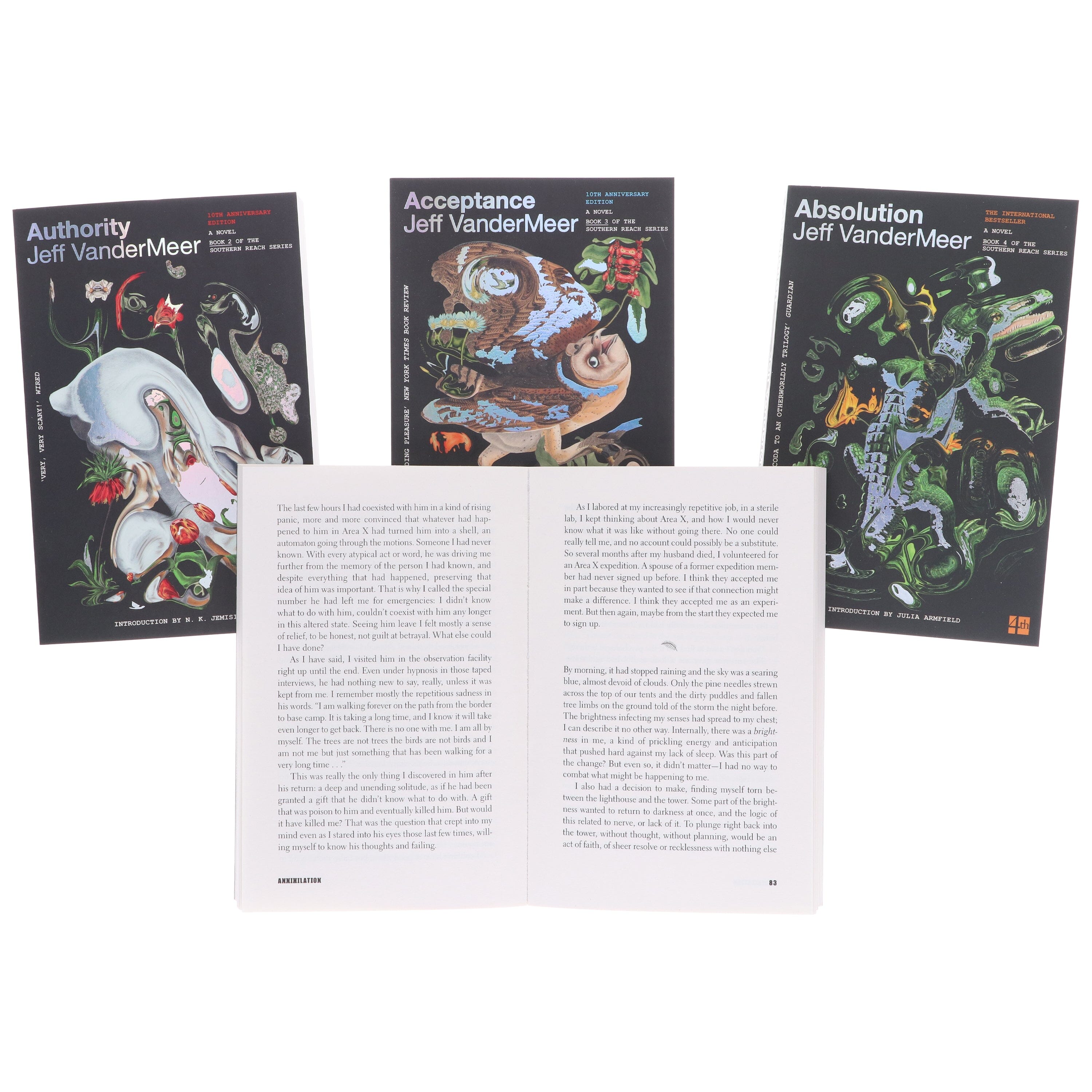 Southern Reach Series by Jeff VanderMeer (10th Anniversary Edition