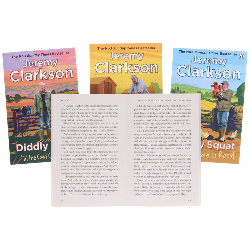 Diddly Squat Series By Jeremy Clarkson: 4 Books Collection Set - Fiction - Paperback Fiction Penguin Random House
