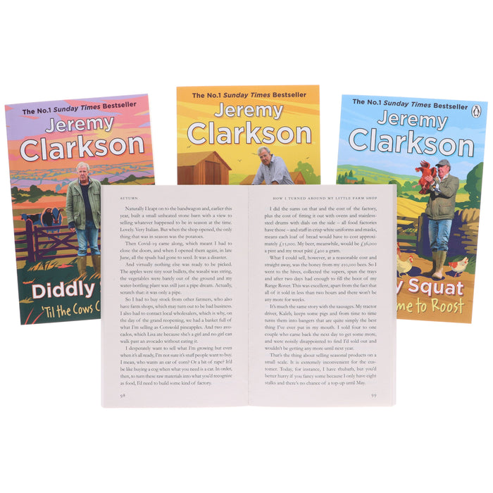 Diddly Squat Series By Jeremy Clarkson: 4 Books Collection Set - Fiction - Paperback Fiction Penguin Random House