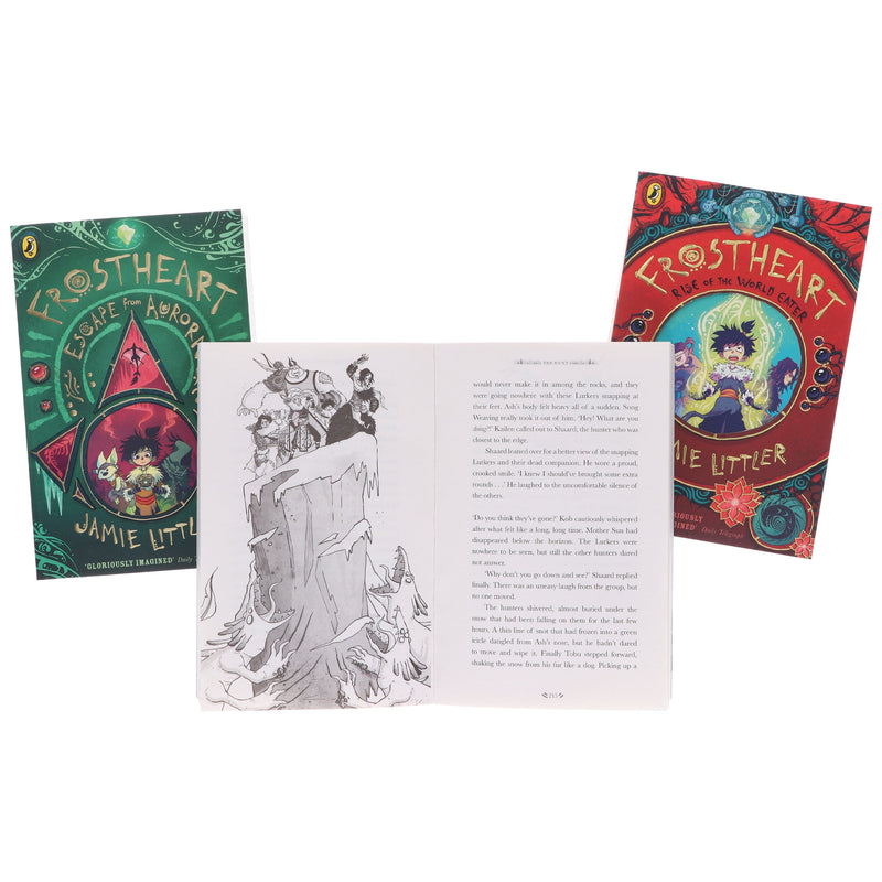 Frostheart Trilogy By Jamie Littler 3 Books Collection Set - Ages 8-12 - Paperback 9-14 Penguin Random House