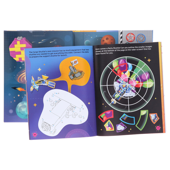 LEGO Books: Build and Stick: Space Activity Box (includes LEGO bricks, book and over 250 stickers) - Ages 7-9 – Hardback 7-9 Buster Books