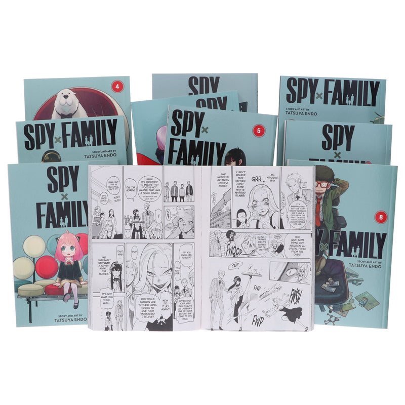 Spy x Family Series by Tatsuya Endo 10 Books Collection Set (Vol 1-10) - Ages 13+ - Paperback Graphic Novels Viz Media, Subs. of Shogakukan Inc