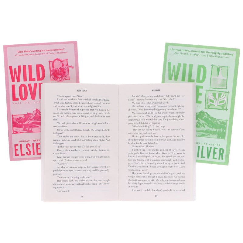 Rose Hill Series By Elsie Silver (Wild Love, Wild Eyes & Wild Side) 3 Books Collection Set - Fiction - Paperback Fiction Hachette