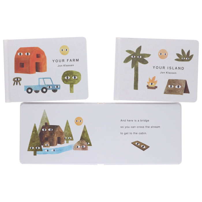 Your Places: A Trio of Board Books for the Youngest of Children by Jon Klassen 3 Books Collection Set - Ages 2-7 - Board Book 0-5 Walker Books