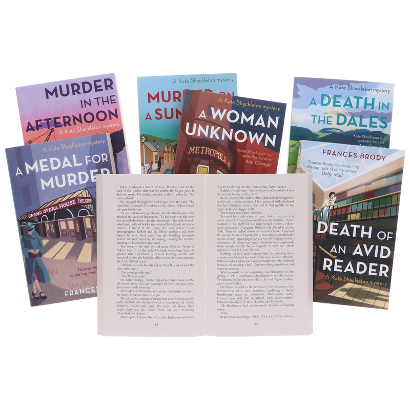 Kate Shackleton Mysteries by Frances Brody 7 Books Collection Set - Fiction - Paperback Fiction Hachette