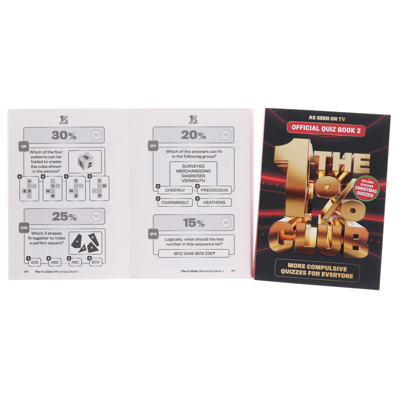 The 1% Club Official Quiz (Book 1&2) by BBC Studios 2 Books Collection Set - Non Fiction - Paperback Non-Fiction Penguin Random House