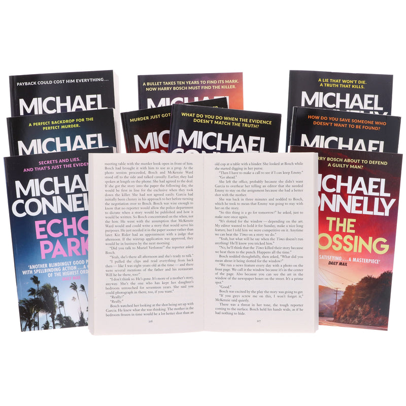 Harry Bosch by Michael Connelly: Books 11-20 Collection Set - Fiction - Paperback Fiction Hachette