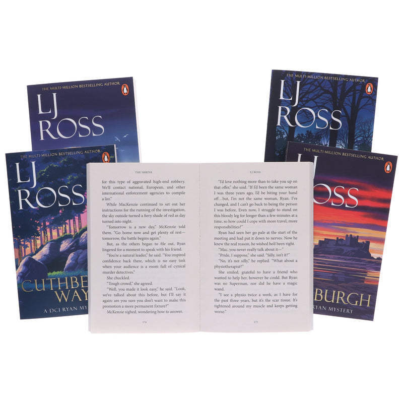The DCI Ryan Mysteries (Book 16-20) By LJ Ross 5 Books Collection Set - Fiction - Paperback Fiction Penguin Random House
