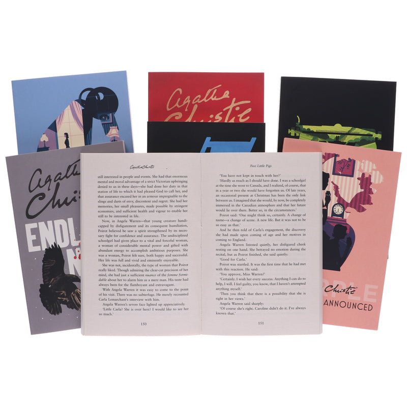 Seven Deadly Sins: Hercule Poirot Series by Agatha Christie: 7 Books Collection Box Set - Fiction - Paperback Fiction HarperCollins Publishers