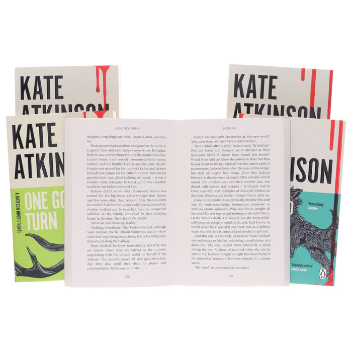 Jackson Brodie Series by Kate Atkinson 5 Books Collection Set - Fiction - Paperback Fiction Penguin Random House
