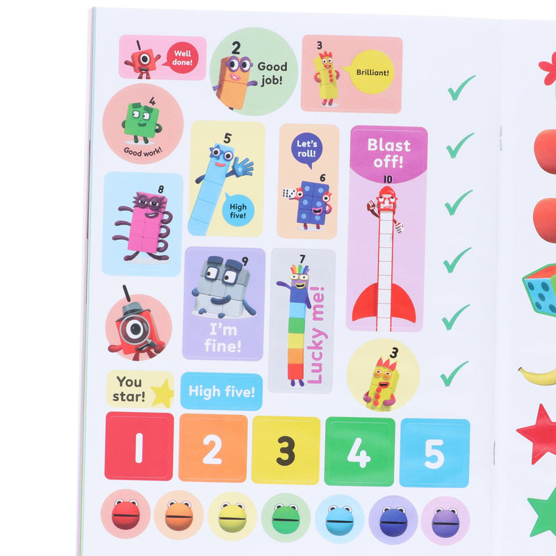 Numberblocks and Alphablocks (Orange: Level 2) Collection 6 Workbooks Set With Fun Stickers - Ages 3-5 - Paperback 3-5 Sweet Cherry Publishing
