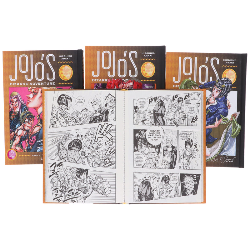 JoJo’s Bizarre Adventure: Part 5 - Golden Wind (Vol. 1-4) by Hirohiko Araki 4 Books Collection Set - Fiction - Hardback Fiction Viz Media, Subs. of Shogakukan Inc