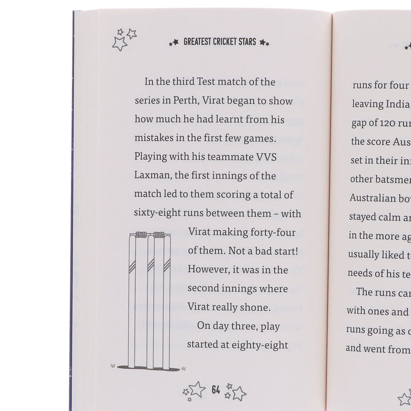 The Greatest Cricket Stars by Thomas Scoble 10 Books Collection Box Set (Includes Free Audiobooks)- Ages 7-9 - Paperback 7-9 Sweet Cherry Publishing