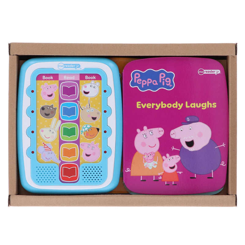 Peppa Pig - Electronic Me Reader Jr and 8 Look and Find Sound Book Library - Ages 2+ - Board Book 0-5 PI Kids