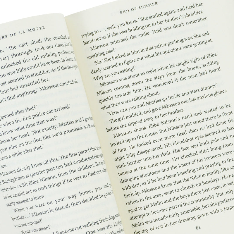 Seasons Quartet Series by Anders de la Motte: 4 Books Collection Set - Fiction - Paperback Fiction Zaffre