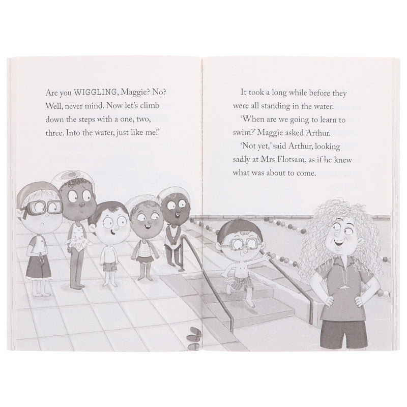 Maggie Sparks and the Swimming Pool Sharks (Maggie Sparks, Book 2) By Steve Smallman - Ages 5-7 - Paperback 5-7 Sweet Cherry Publishing