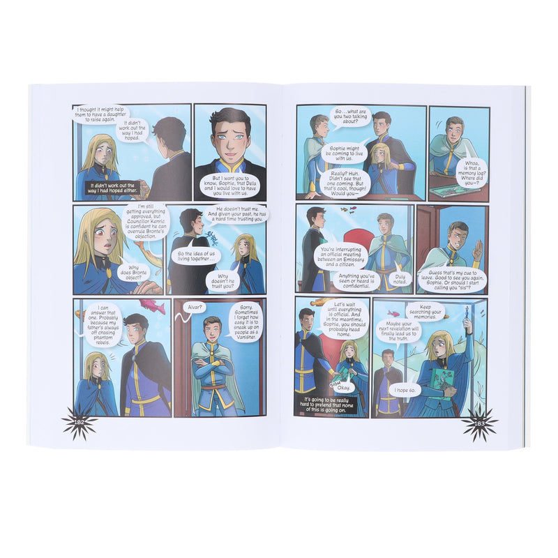 Keeper of the Lost Cities Series by Shannon Messenger 2 Books Graphic Novels Set - Ages 9+ - Paperback Graphic Novels Simon & Schuster