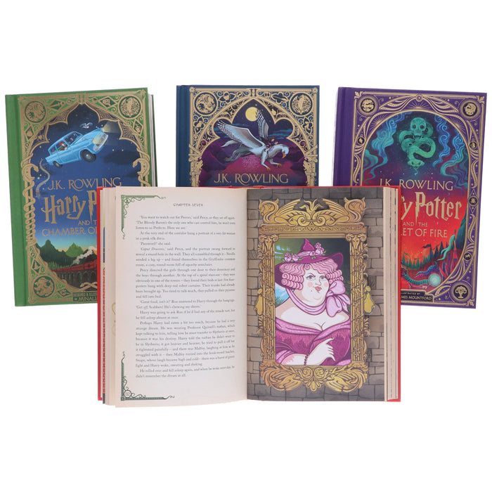 Harry Potter MinaLima & Interactive Collectors Edition (Volume 1-4) by J.K. Rowling: 4 Books Collection Set – Ages 9+ – Hardback 9-14 Bloomsbury Publishing PLC