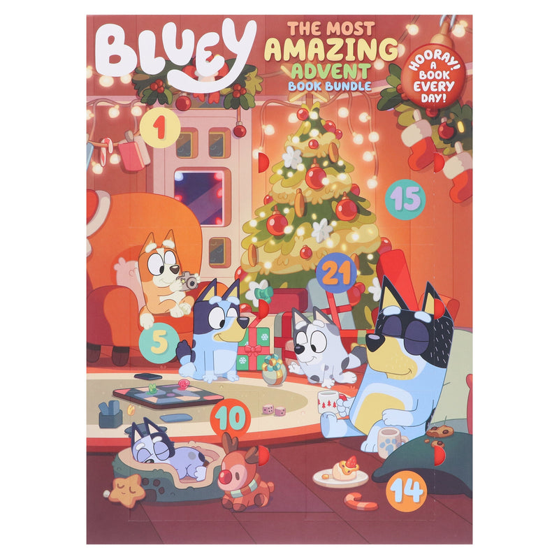 Bluey: The Most Amazing Advent Calendar Book Bundle - Ages 3-6 - Paperback 3-5 Penguin Random House