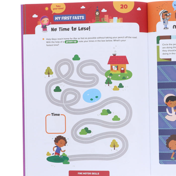 Ramadan Activity Book for Little Kids by Zaheer Khatri - Ages 5+ - Paperback 5-7 Learning Roots