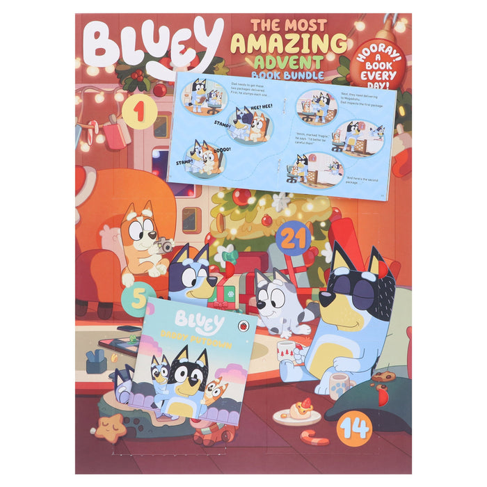 Bluey: The Most Amazing Advent Calendar Book Bundle - Ages 3-6 - Paperback 3-5 Penguin Random House