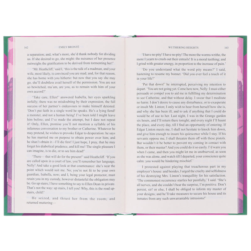 Wuthering Heights by Emily Bronte - Fiction - Sprayed Edge Hardback Fiction Wilco Books