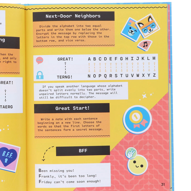 LEGO® DOTS®: Secret Coding Fun! (with stickers, LEGO tiles and two wristbands) - Ages 5-7 - Hardback 5-7 Studio Fun Intl