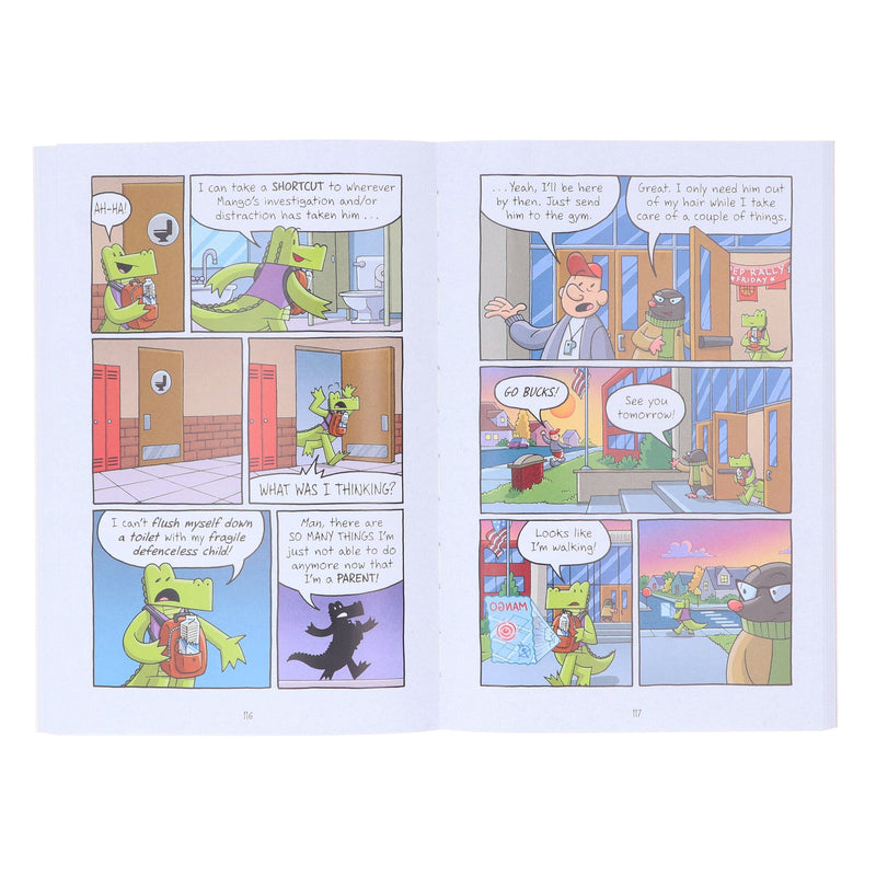 InvestiGators Series Books (6-9) by John Patrick Green 4 Books Collection Set - Ages 7-9 - Paperback Graphic Novels Macmillan