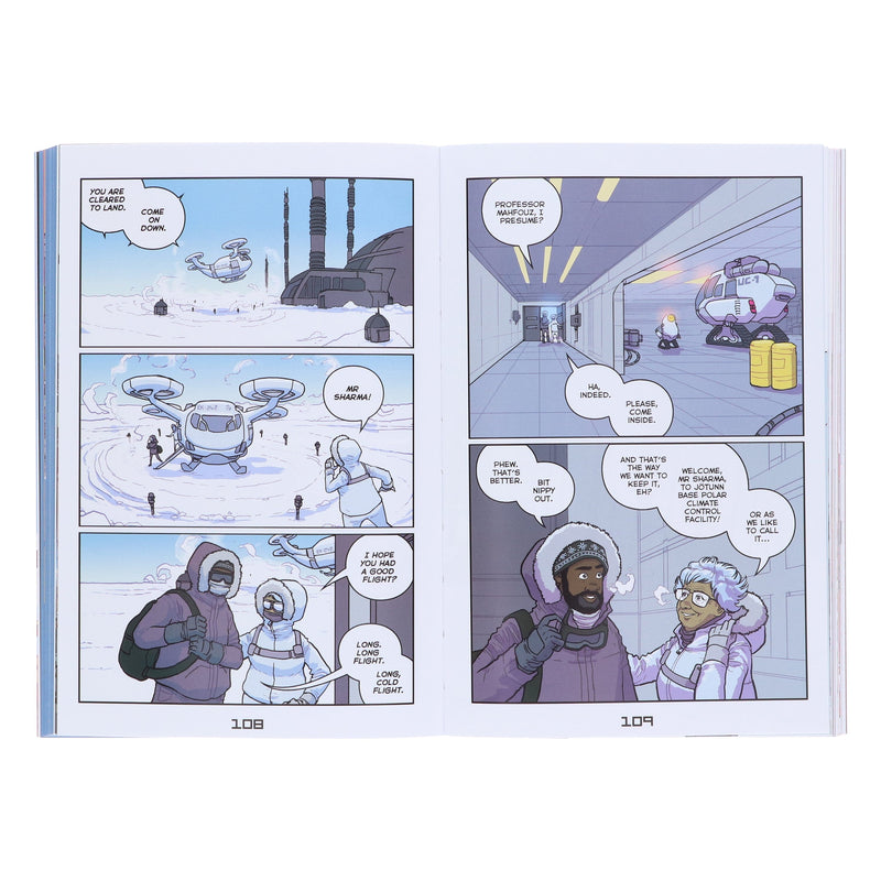 Mega Robo Bros Series By Neill Cameron Graphic Novels 6 Books Collection Set - Ages 9-12 - Paperback Graphic Novels David Fickling Books ltd